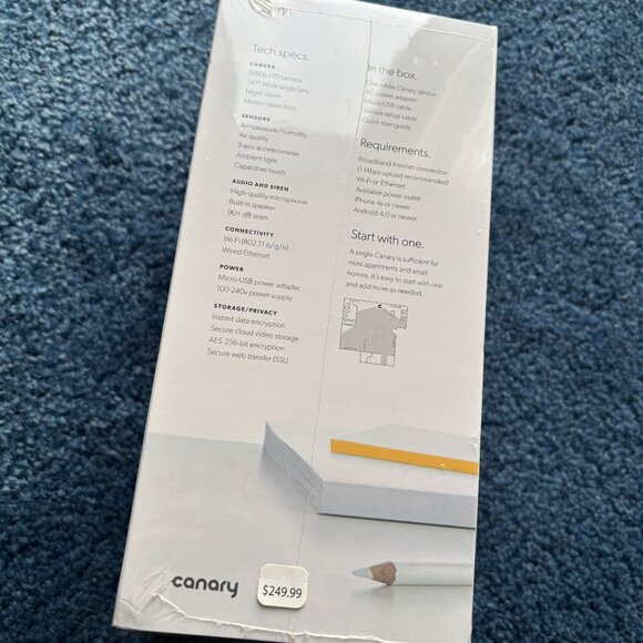 Canary: Smart Home Security for Everyone - UNOPENED / SEALED - Picture 3 of 8